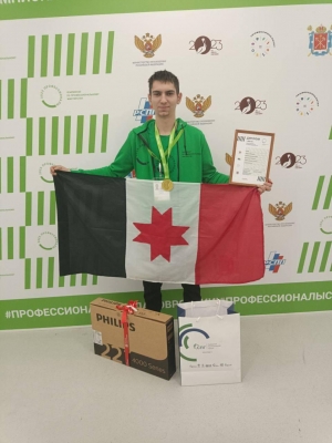 Золотую медаль чемпионата «Профессионалы» завоевал студент из Удмуртии 