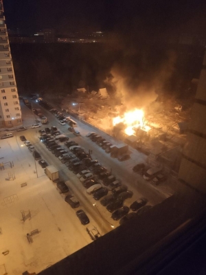 Садовый дом сгорел в одном из дачных поселков в Ижевске 