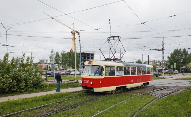 Три трамвайных маршрута в Ижевске перейдут 30 апреля на сокращенный режим работы