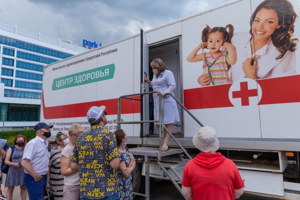 Передвижной пункт вакцинации от ковида запустят в Ленинском районе Ижевска