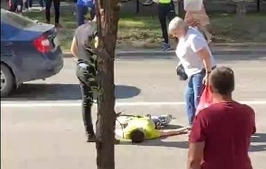 Пьяный водитель на иномарке сбил ребенка на пешеходном переходе в Ижевске